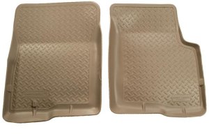 Ford Excursion Floor Mats - Front - Husky Liners - Classic Style - Tan - `00-`05